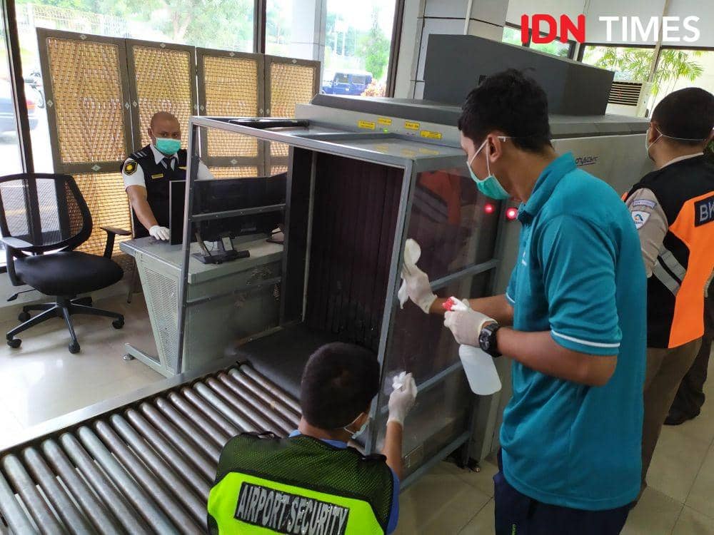 Antisipasi Covid-19, Adisutjipto Lakukan Pembersihan Fasilitas Bandara