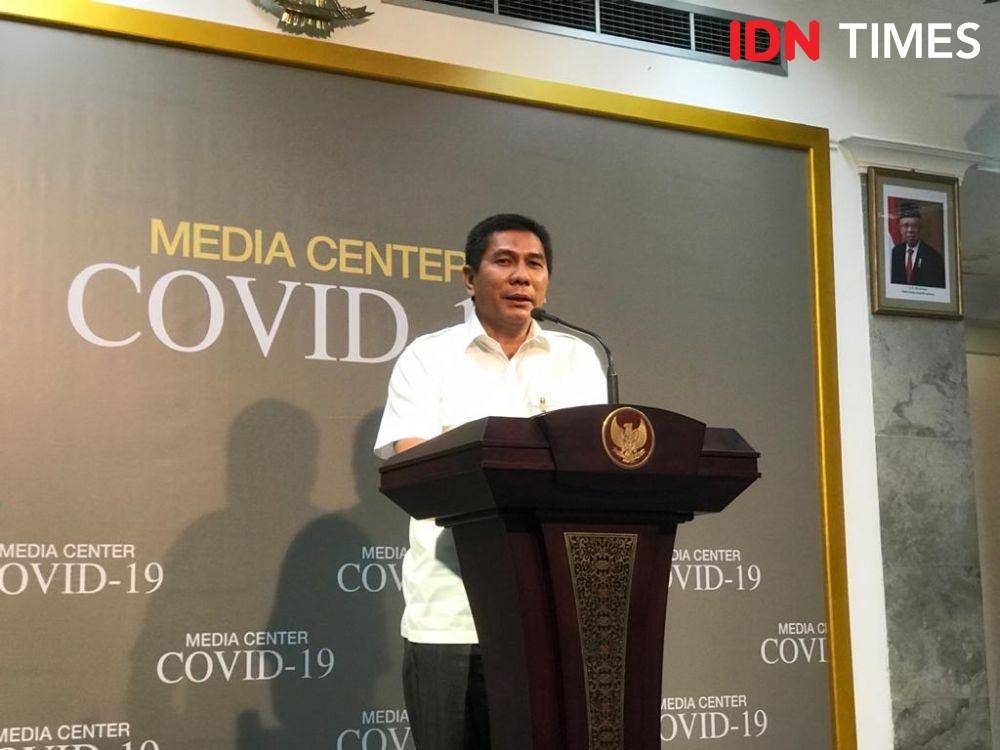 Direktur Utama Pelindo II Arief Suhartono, di Kantor Presiden, Jumat 13 Maret 2020 (IDN Times/Teatrika Handiko Putri)