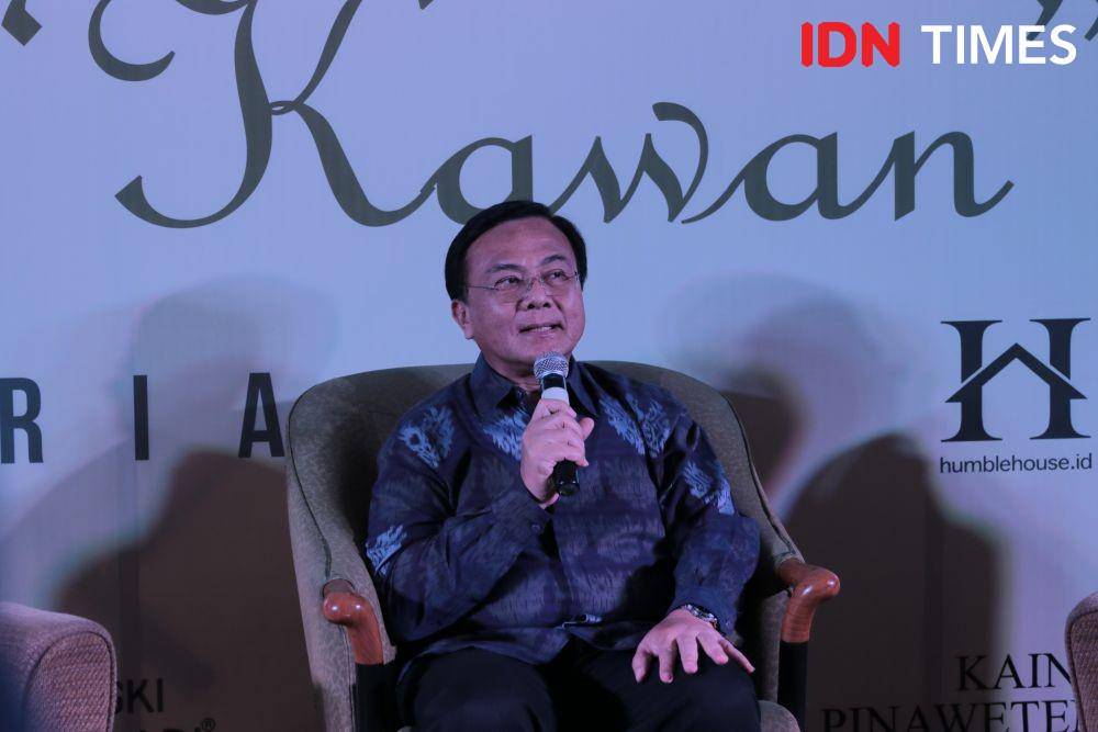 Benny Mamoto dalam Konferensi Pers Peresmian Rumah Kain Pinawetengan di Humble House, Jakarta. 12 Maret 2020. IDN Times/Anjani Eka Lestari