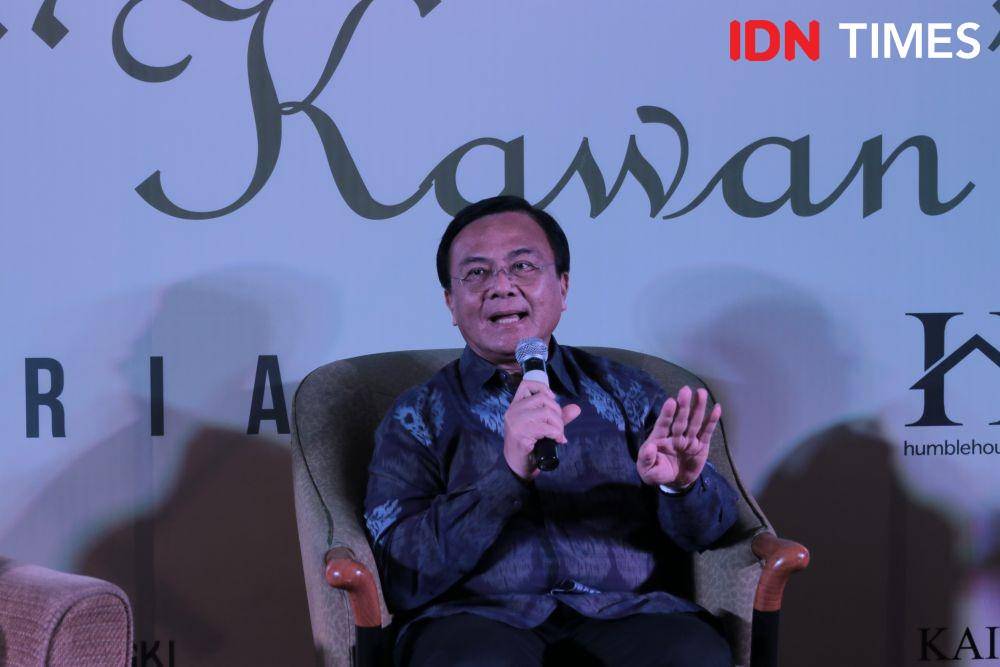 Benny Mamoto dalam Konferensi Pers Peresmian Rumah Kain Pinawetengan di Humble House, Jakarta. 12 Maret 2020. IDN Times/Anjani Eka Lestari