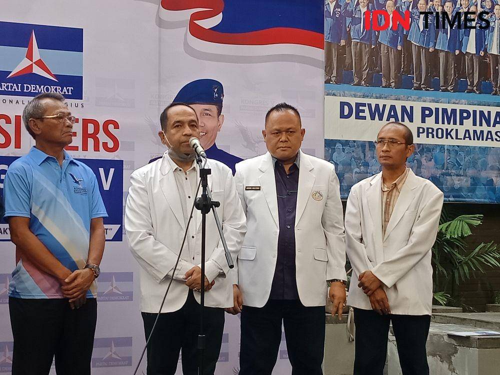 Konferensi Pers Partai Demokrat (IDN Times/Daffa Maududy Fitranaarda)