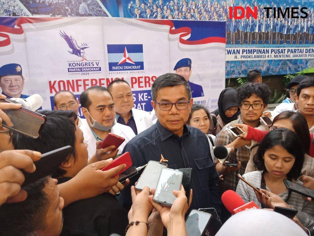 Konferensi Pers Partai Demokrat (IDN Times/Daffa Maududy Fitranaarda)