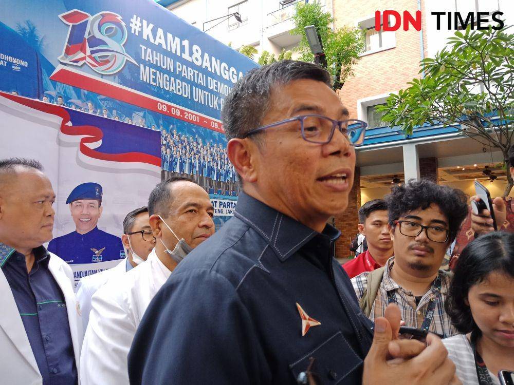 Konferensi Pers Partai Demokrat (IDN Times/Daffa Maududy Fitranaarda)