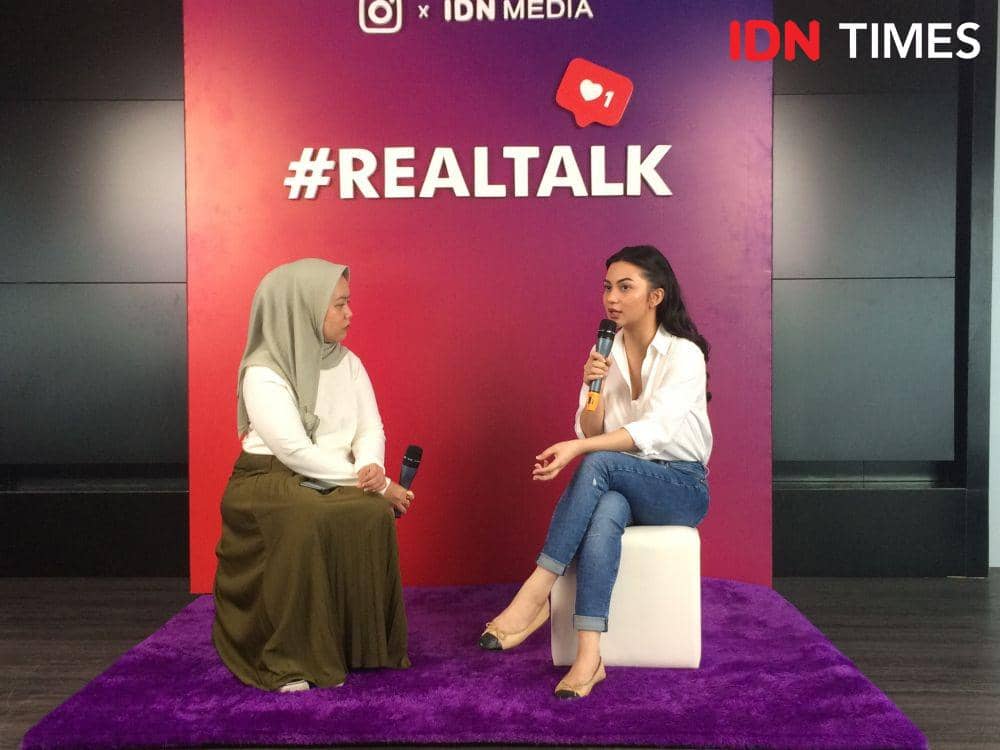 Ariel Tatum dalam acara #RealTalk yang diselenggarakan oleh Instagram bekerja sama dengan IDN Media di Kantor IDN Media. 13 Maret 2020. IDN Times/M. Tarmizi Murdianto