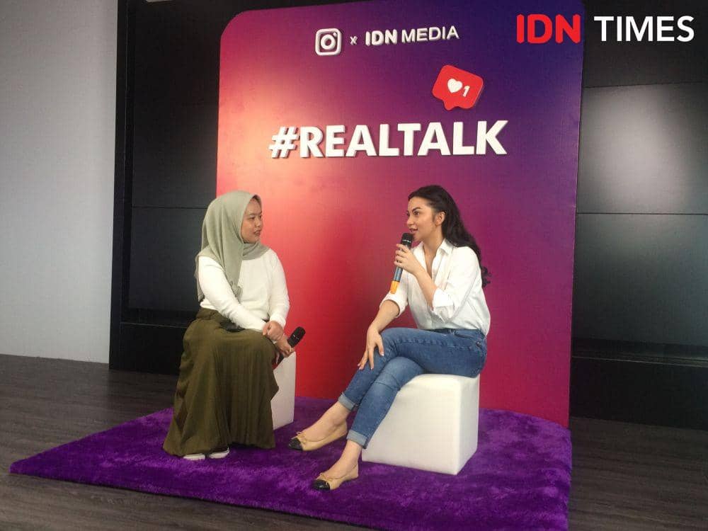 Ariel Tatum dalam acara #RealTalk yang diselenggarakan oleh Instagram bekerja sama dengan IDN Media di Kantor IDN Media. 13 Maret 2020. IDN Times/M. Tarmizi Murdianto