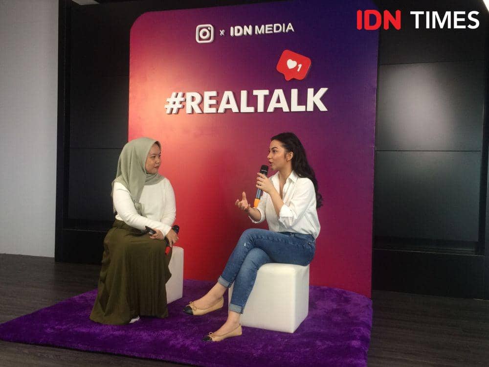 Ariel Tatum dalam acara #RealTalk yang diselenggarakan oleh Instagram bekerja sama dengan IDN Media di Kantor IDN Media. 13 Maret 2020. IDN Times/M. Tarmizi Murdianto