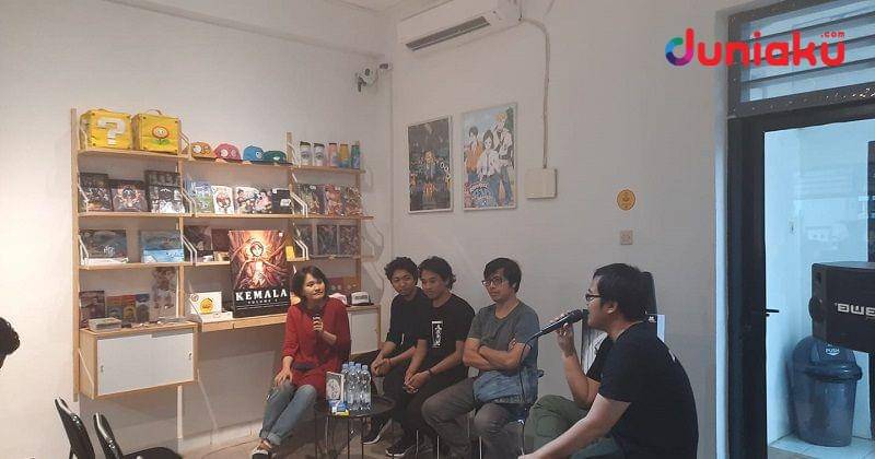 Peluncuran novel Journal of Terror Titisan dan Kemala. duniaku.com/Adhitya Daniel