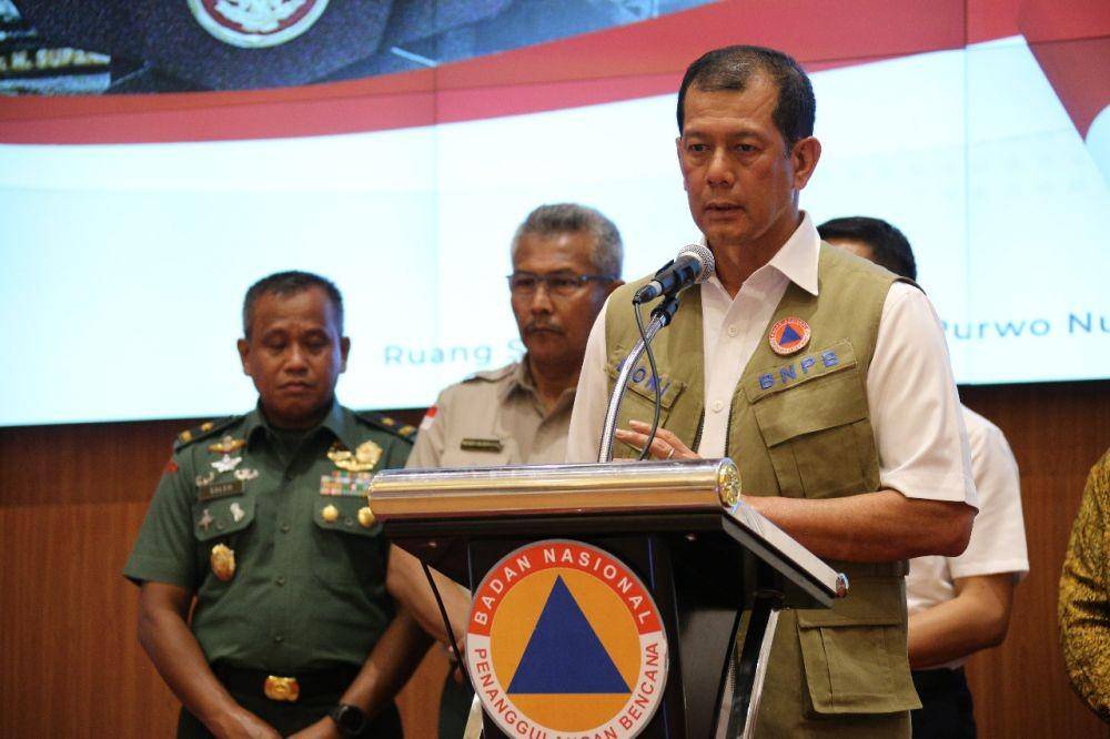 Konferensi Pers tim Gugus Tugas Percepatan Penanggulangan Infekso COVID-19 (Dok. BNPB)
