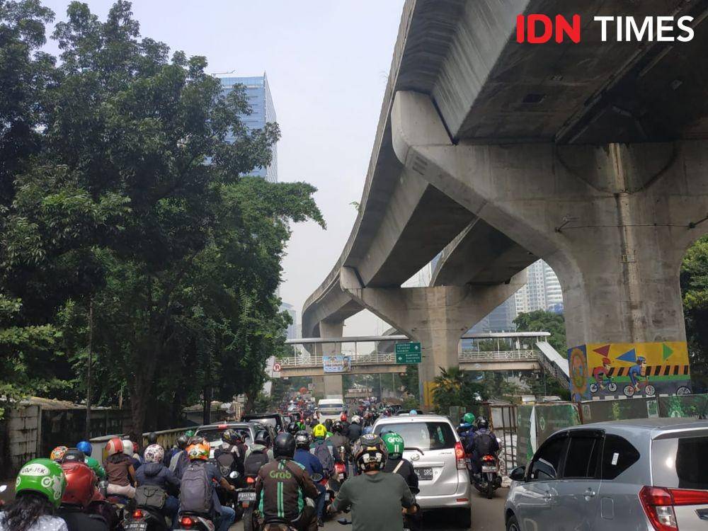 Kemacetan di kota kasablanca (IDN Times/Dini Suciatiningrum)