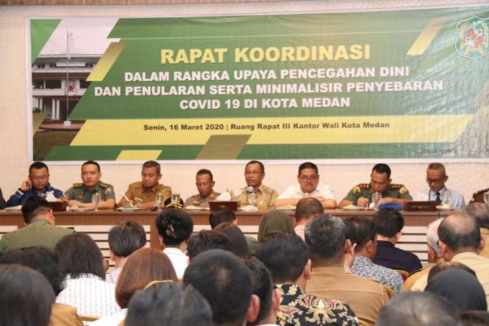 Medan Ditetapkan Siaga Darurat Corona, PNS Tetap Bekerja di Kantor