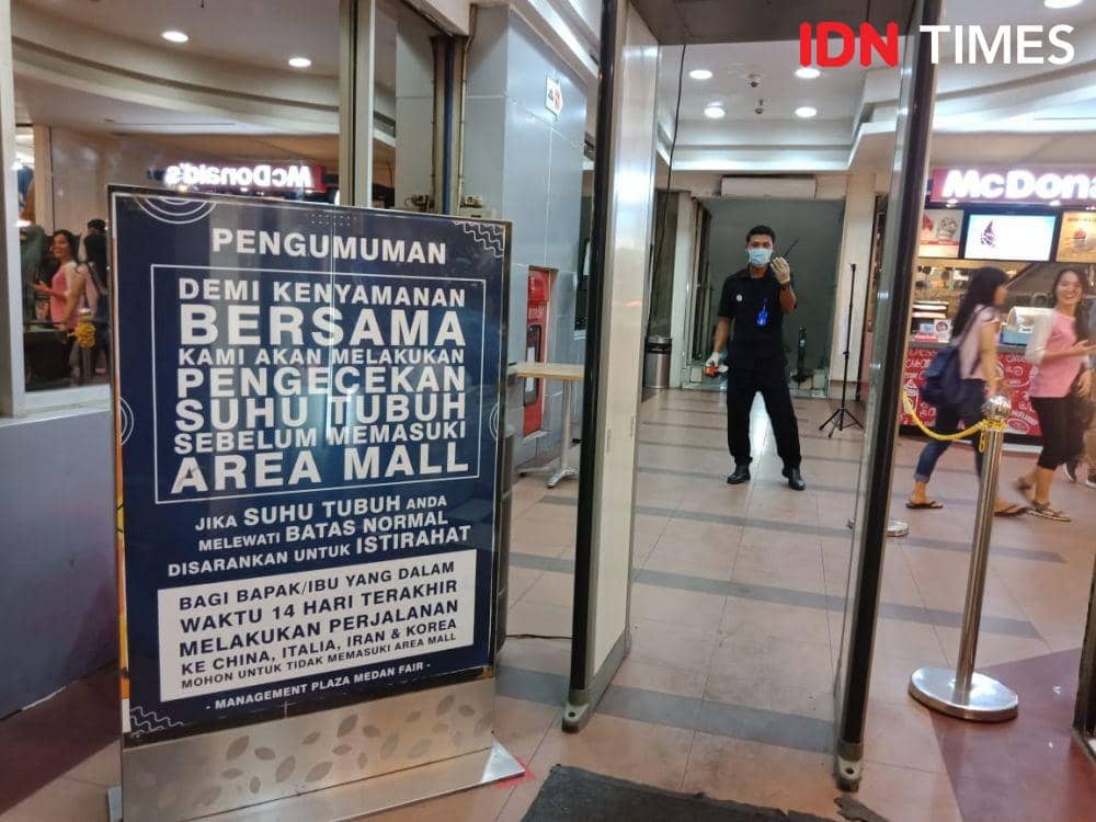 Imbas Corona, Tiga Mall di Sumut Perpanjang Penutupan Sementara