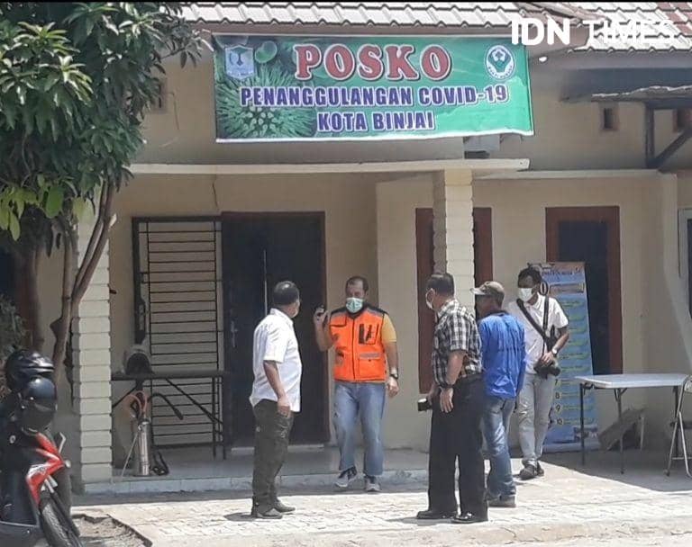 Posko penanganan virus corona (IDN Times/ Bambang Suhandoko)