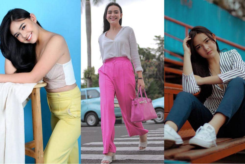 10 Inspirasi Mix and Match Outfit Casual & Trendi ala Amanda Manopo