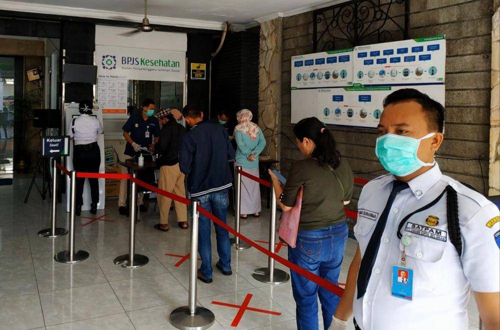 Antrean di Kantor Cabang BPJS Jakarta Pusat (Dok. BPJS)