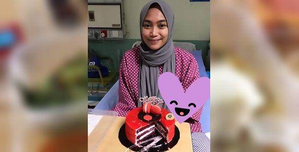 Farah Salwani saat menjalani isolasi karena positif virus corona (Instagram/@Farah_salwani)