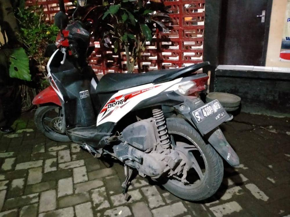 Sepeda motor yang diamankan sebagai barang bukti. IDN Times/zainul arifin