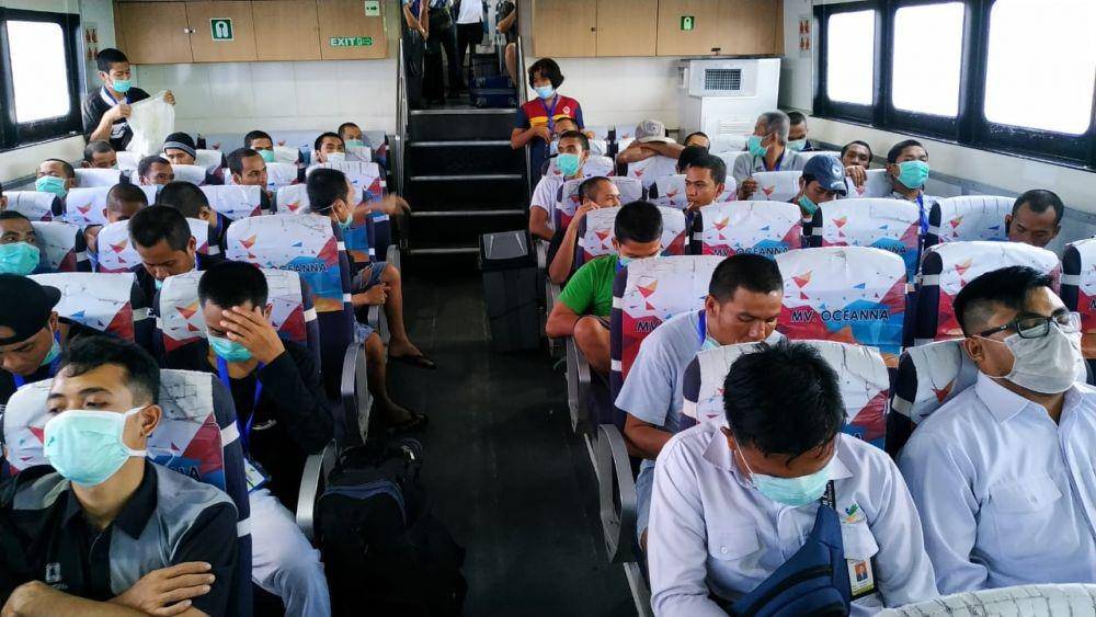 114 TKI Dipulangkan dari Malaysia (Dok. Kemensos)