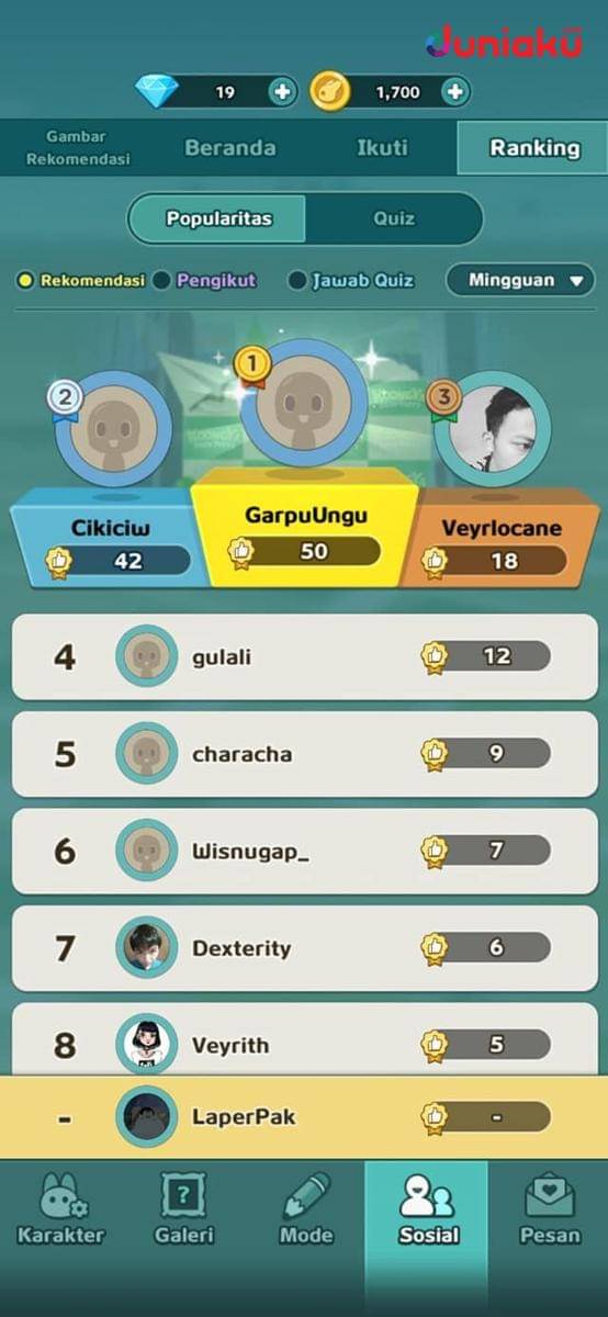 Tangga sosial KoongYa Draw Party. duniaku.com/Adhitya Daniel