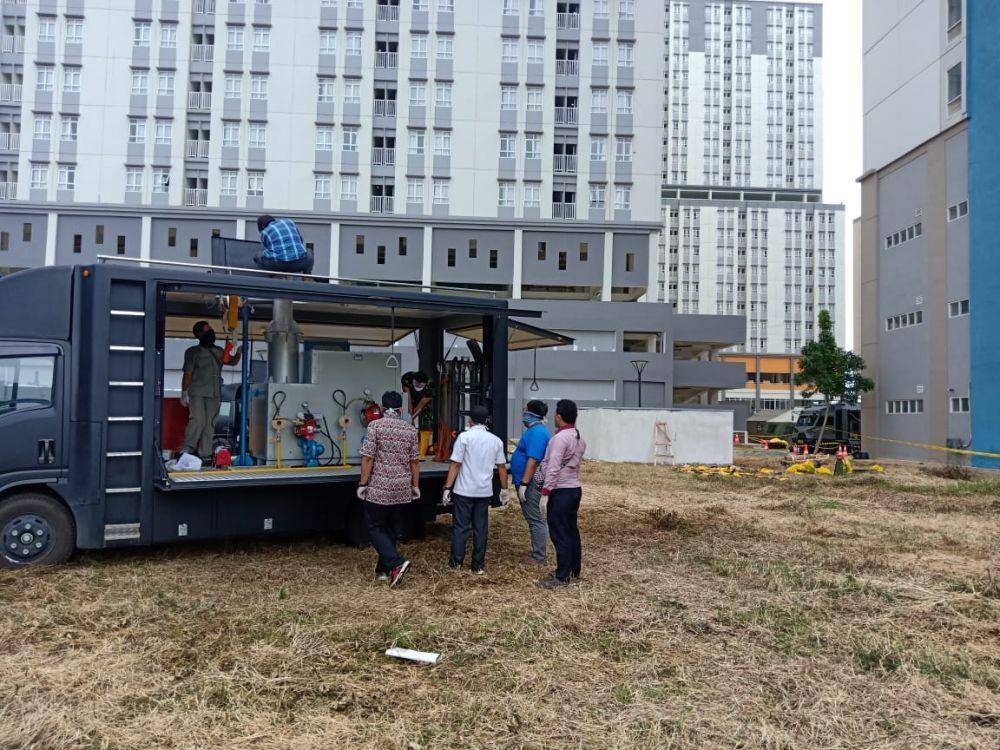 Badan POM Serahkan Empat Unit Mobil Insinerator Kepada RS Darurat Corona (Dok. BPOM)