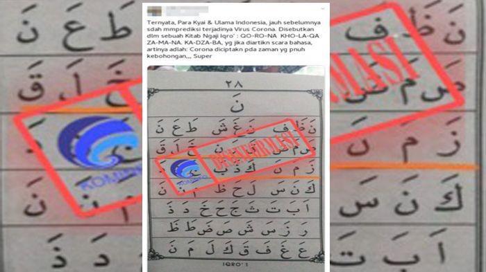 Buku Ngaji Iqro Tepat Prediksi Munculnya Virus Corona? Ini Faktanya