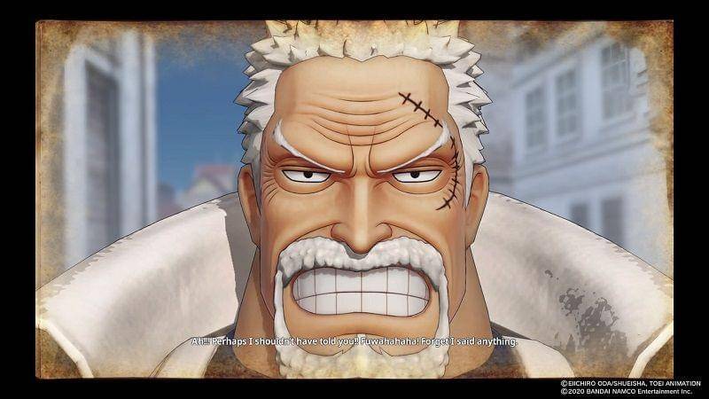 Screenshot Garp dari OPPW 4. (Dok. Bandai Namco/One Piece Pirate Warriors 4)