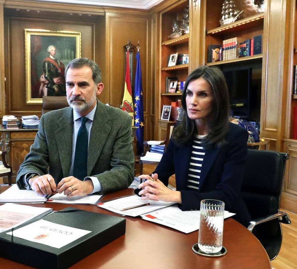 King Felipe VI dan istri Queen Letizia dari Spanyol. instagram.com/queenletizia
