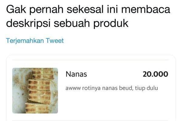 10 Deskripsi Makanan di Layanan Ojek Online, Malah Bikin Ketawa