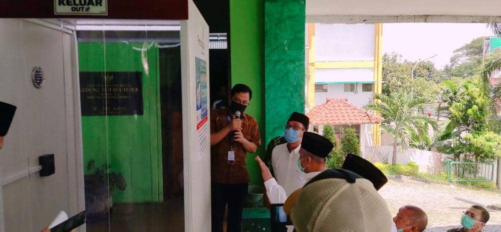 Bilik sterilisasi di kantor PWNU Jatim. IDN Times/Dok. Istimewa