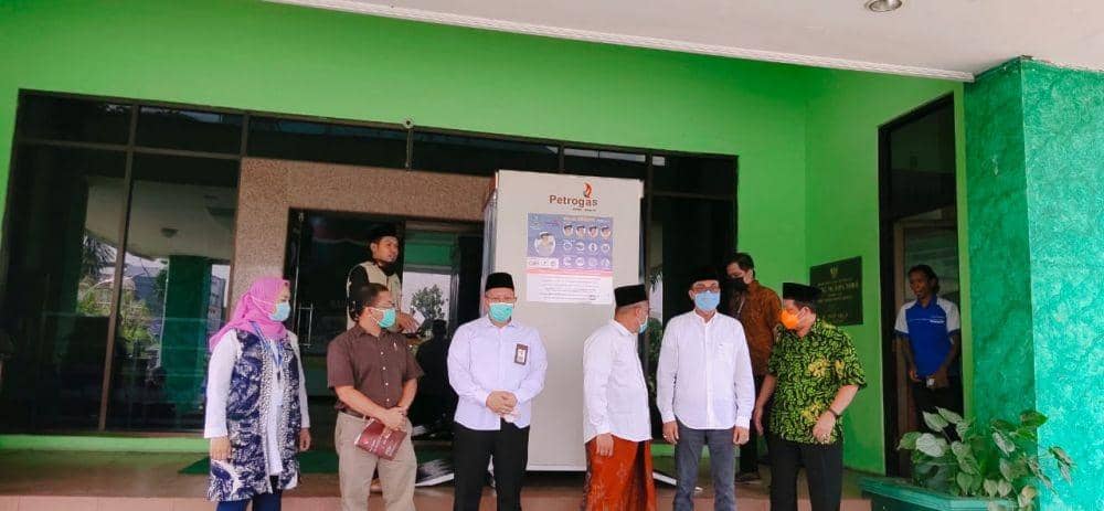 Bilik sterilisasi di kantor PWNU Jatim. IDN Times/Dok. Istimewa