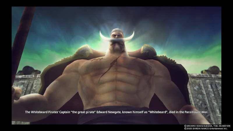 Kematian Shirohige di game OPPW 4. (Dok. Bandai Namco/One Piece Pirate Warriors 4)