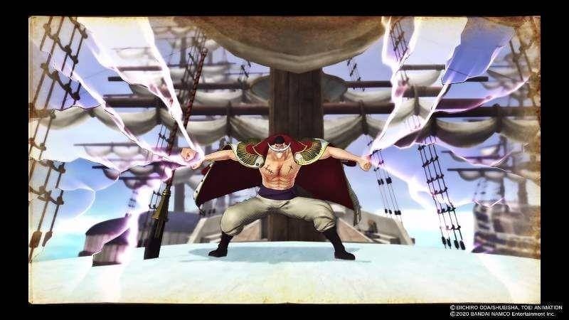 Shirohige beraksi di Marineford versi OPPW4. (Dok. Shueisha, Bandai Namco/One Piece Pirate Warriors 4)