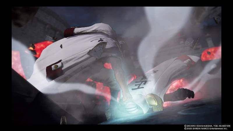 Shirohige menghajar Akainu. (Dok. Bandai Namco, Shueisha/One Piece Pirate Warriors 4)