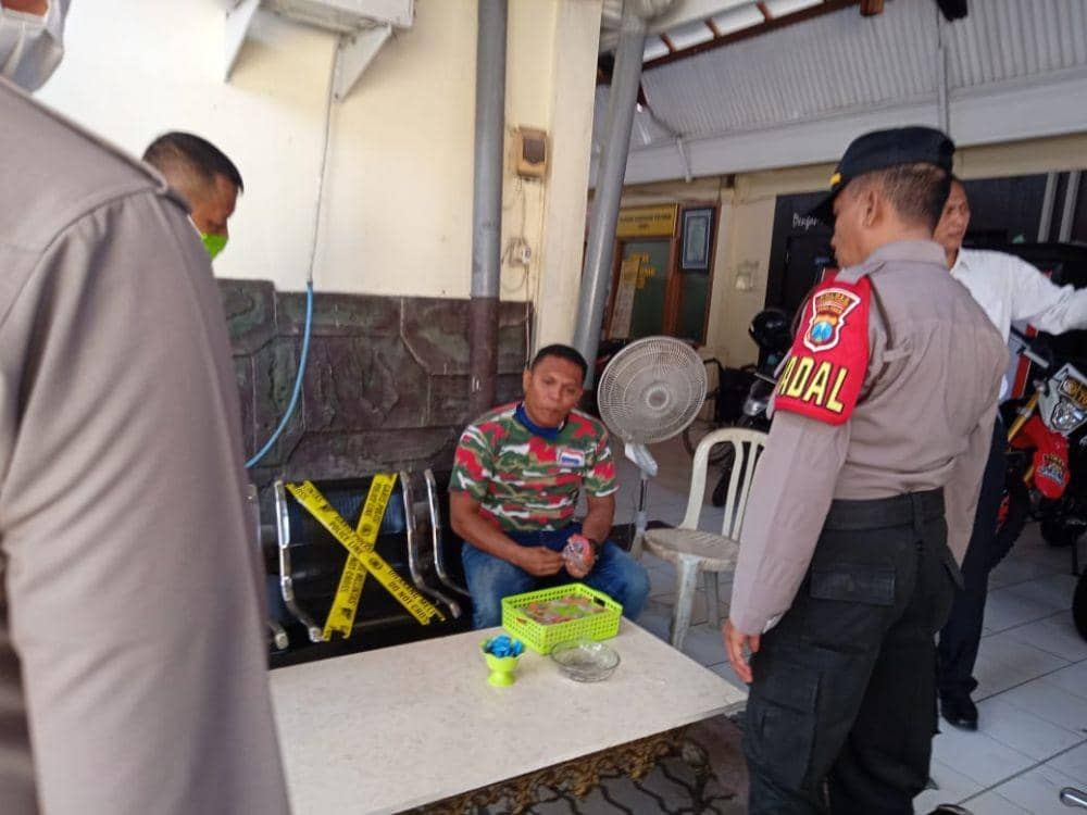 Pelaku penghadangan mobil Bupati Tulungagung saat diamankan, IDN Times/ istimewa