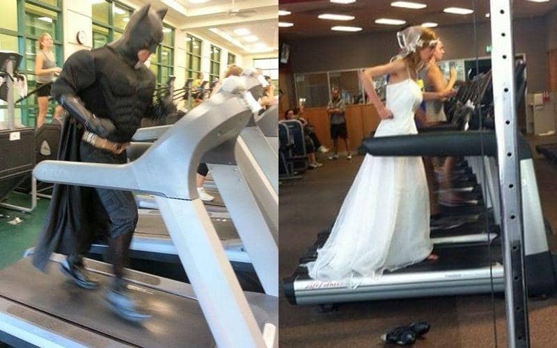 10 Potret Tingkah Nyeleneh Orang lagi Nge-gym, Bikin Tepok Jidat