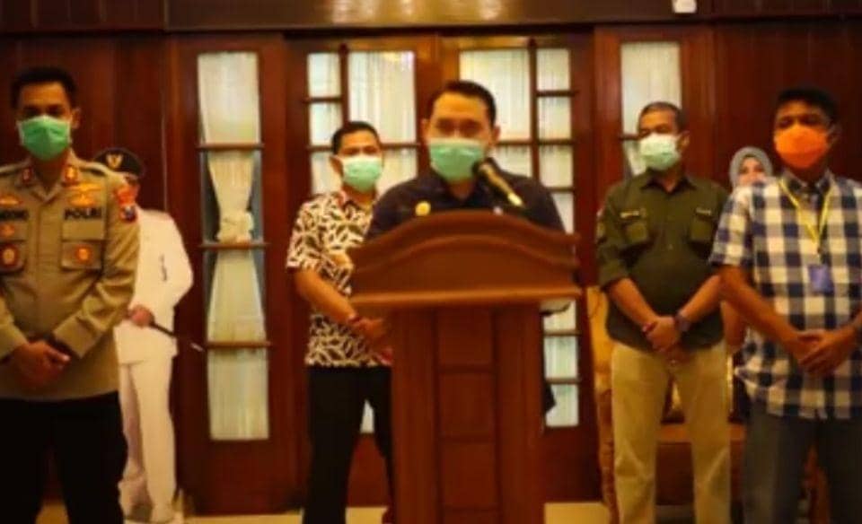 Bupati Nganjuk umumkan warganya positif COVID-19. IDN Times/istimewa