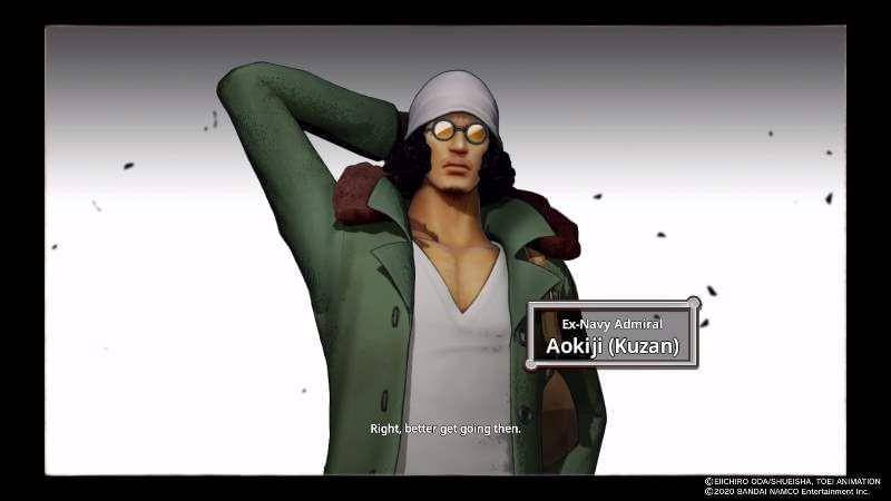 Screenshot Kuzan dari One Piece Pirate Warriors 4. (Dok. Bandai Namco, Shueisha/One Piece Pirate Warriors 4)