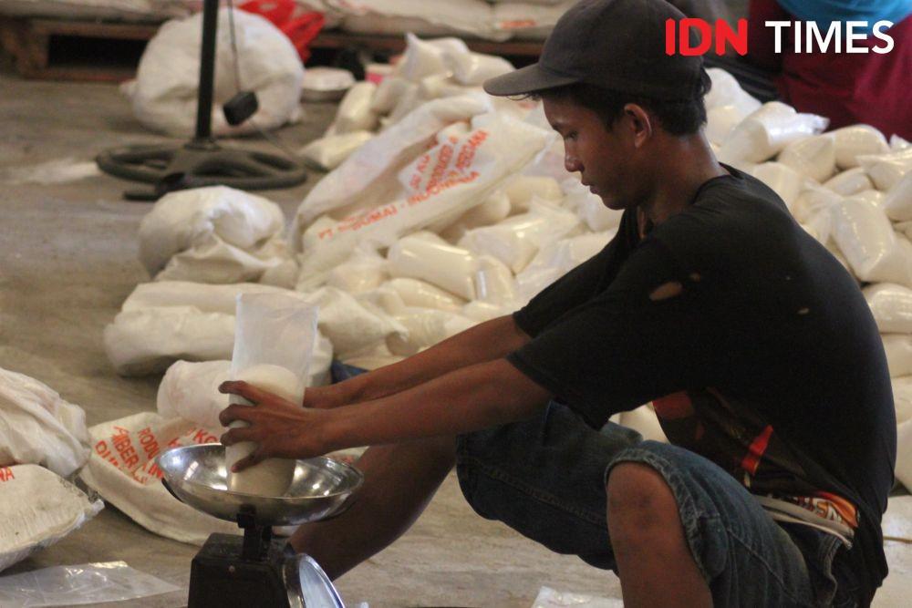 791 Ribu Ton Gula Impor Guyur RI selama Februari