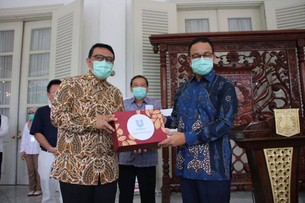 Pemprov DKI terima bantuan dari Kadin DKI, Yayasan Buddha Tzu Chi dan Unilever (Website/ppid.jakarta.go.id)