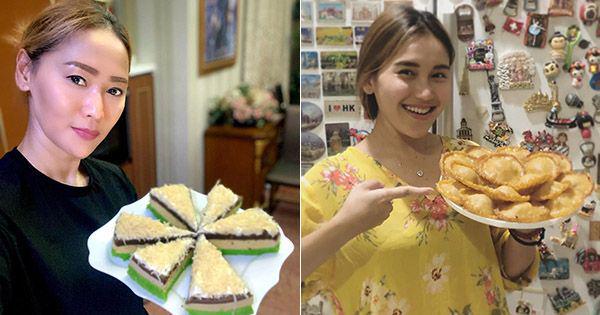 10 Potret Unjuk Kue 3 Artis Saat #DiRumahAja, Ngiler Bareng, yuk?