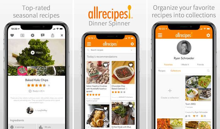 Google Aplikasi Allrecipes