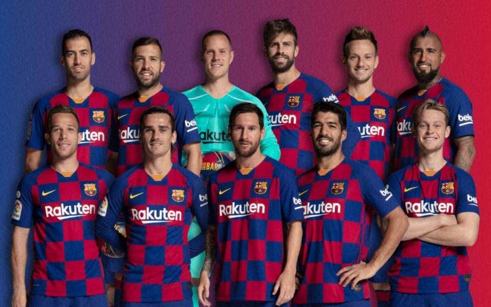 9 Aksi Pemain FC Barcelona Saat Physical Distancing, Mana Favoritmu?