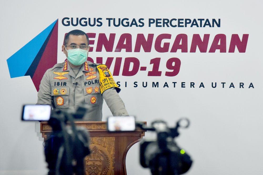 Polisi Kawal Ketersedian Bahan Pokok dan Pemakaman Jenazah COVID-19