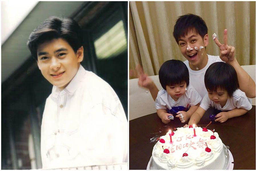 9 Foto Gemas Jimmy Lin dan Putra Kembarnya, Bapak Anak Imut Banget