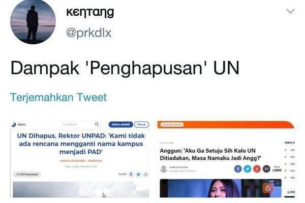 10 Dampak Penghapusan UN Versi Netizen, Hasilnya Bikin Terpingkal!