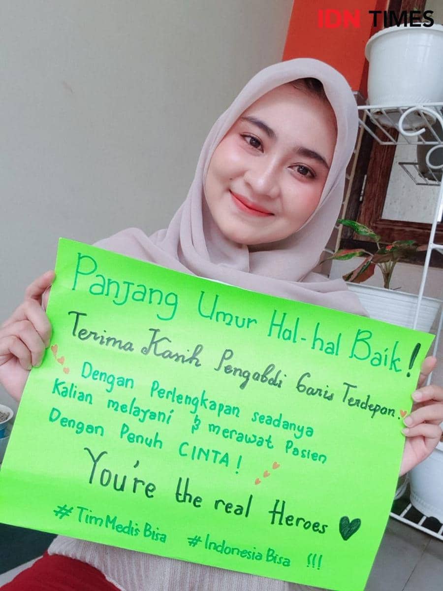 [FOTO] Millennials Beri Dukungan untuk Tenaga Medis Lawan COVID-19!