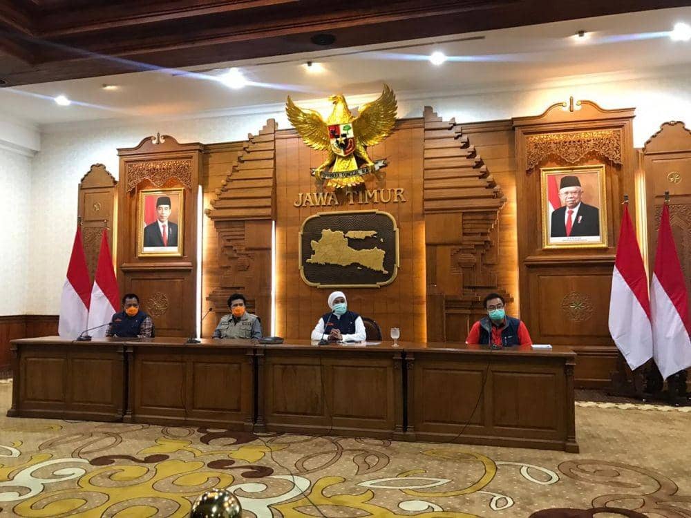 Khofifah Sebut Belum Ada Kabupaten/Kota di Jatim yang Ajukan PSBB
