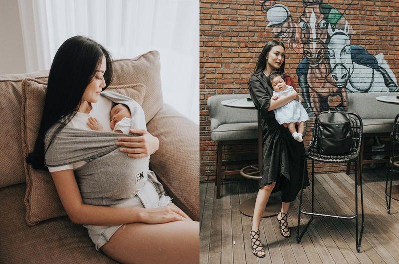 Selalu Stylish, 10 Potret Ketha Agustine Waktu Momong Anak