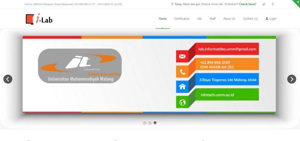 Aplikasi iLab mempermudah proses praktikum secara online. Dok/ Humas UMM