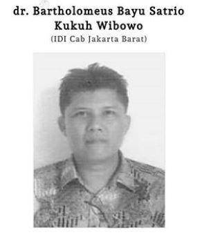 dr Bartholomeus Bayu Satrio (IDI Jakarta Barat) Instagram/@ikatandokterindonesia