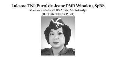 Laksma (Purn) dr Jeanne PMR Winaktu, SpBS  Instagram/@ikatandokterindonesia